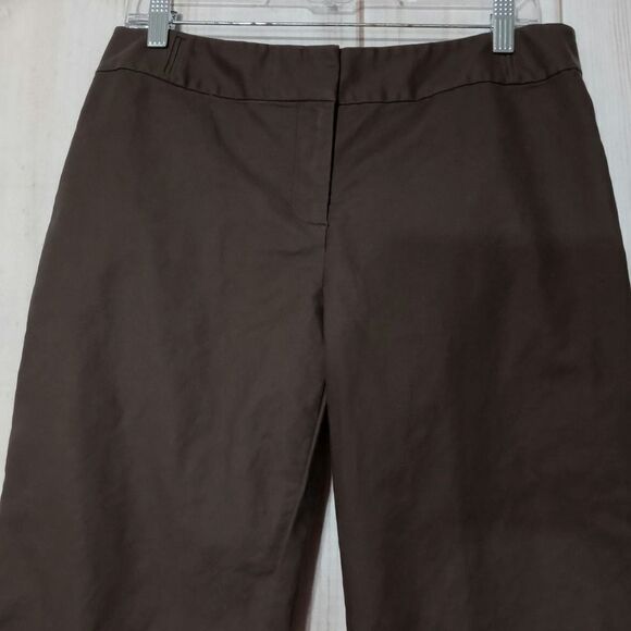 Ann Taylor Pants Ladies 10 Brown Chino - Picture 3 of 9